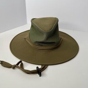 Henschel Aussie Breezer Grande Olive Green Wide Brim Hat
